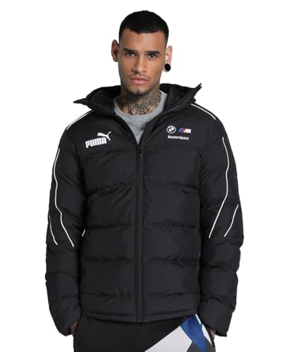 PUMA Unisex BMW MMS MT7+ ECOLITE JKT Coat, Black, S von PUMA