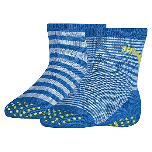 Puma Baby Classic Socken, Blau/Grün, 15/18 (2er Pack) von PUMA