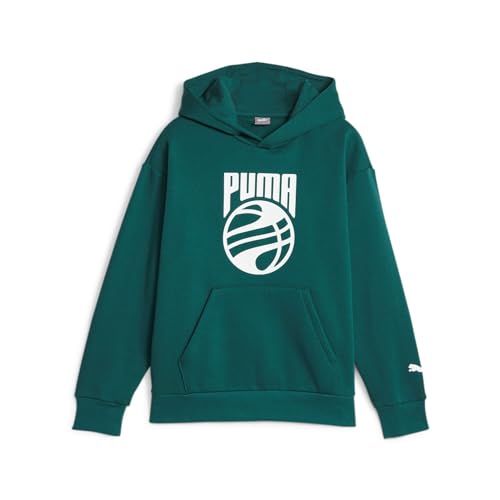 PUMA Unisex Baby Basketball Posterize Hoodie FL B Sweatshirt, Malachit, 128 von PUMA