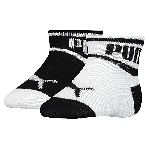 Puma Baby Classic Socken, Schwarz/Weiß, 23/26 (2er Pack) von PUMA