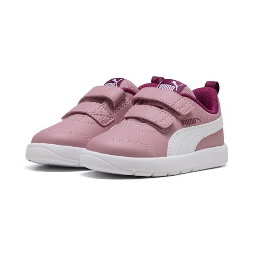 PUMA Unisex Baby COURTFLEX V3 V INF Sneaker, Poised PINK White-Berry, 27 EU von PUMA