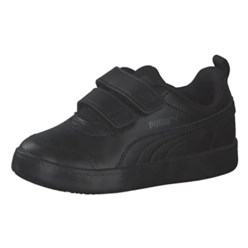 PUMA Unisex Baby Courtflex V2 V Inf Sneaker, Schwarz Black Dark Shadow 06, 19 EU von PUMA