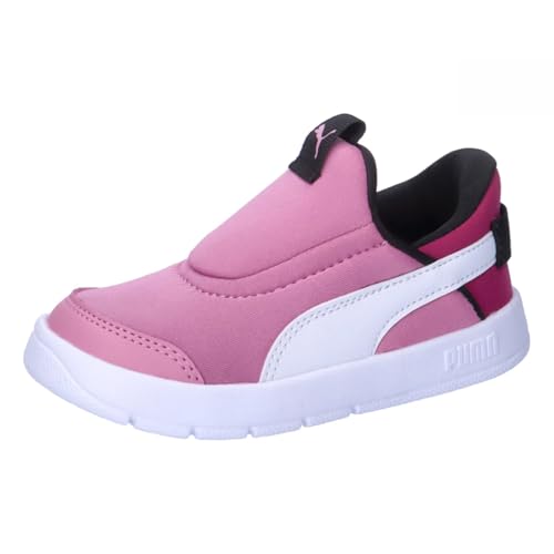 PUMA Unisex Baby Courtflex v3 SLIPTECH Inf Sneaker, Mauved Out White, 22 EU von PUMA