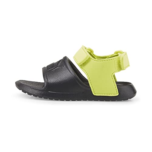 PUMA Jungen Unisex Kinder Divecat v2 Injex Inf Sandal, Black-Lemon Sherbert, 27 EU von PUMA