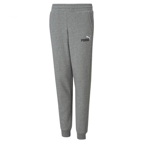 PUMA Unisex Baby ESS+ 2 Col Logo Pant Hose, grau (Medium Gray), 8 años von PUMA