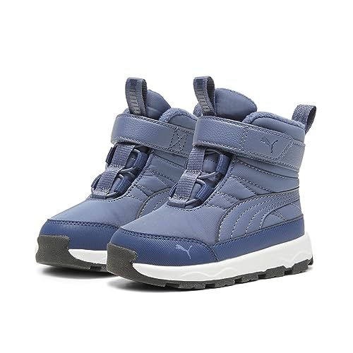 PUMA Unisex Baby Evolve Boot Ac+ Inf Sneaker, Inky Blue Persisch Blau Weiß, 23 EU von PUMA