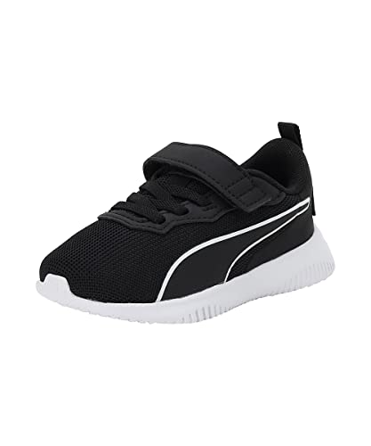 PUMA Unisex Baby Flyer Flex AC Inf Sneaker, White Black, 20 EU von PUMA