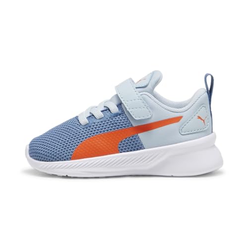 PUMA Unisex Baby Flyer Runner V Inf Sneaker, Blue Horizon-Frosted Dew-Flame Flicker, 24 EU von PUMA