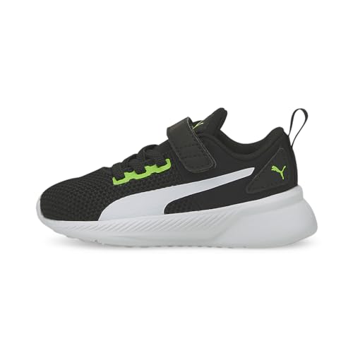 PUMA Unisex Kinder Flyer Runner V Inf Turnschuhe, Green Flash Puma White Puma Black, 20 EU von PUMA