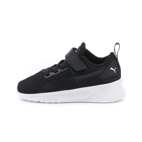 PUMA Flyer Runner V Inf, Niedrige Sportschuhe Unisex-Babys 0-24, Schwarz Weiß, 21 EU von PUMA