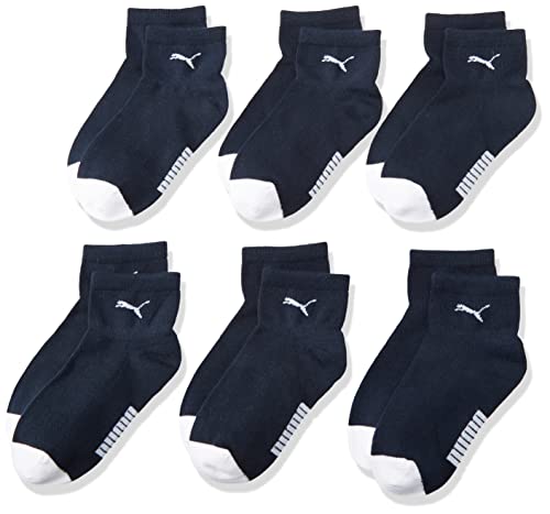 PUMA Unisex Baby CLSSC Sock, New Navy/White, 15/18 (6er Pack) von PUMA