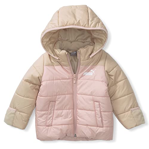 PUMA Unisex Baby Minicats Hooded Wattierte Jacke, Light Sand, 4 años von PUMA