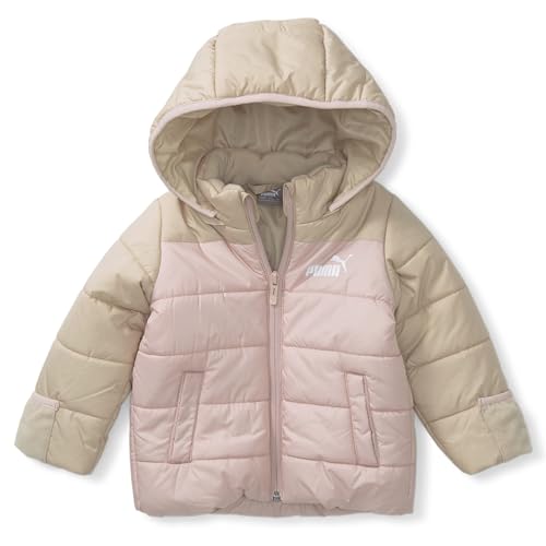 PUMA Unisex Baby Minicats Wattierte Kapuze Jacke, Light Sand, 24 Monate von PUMA
