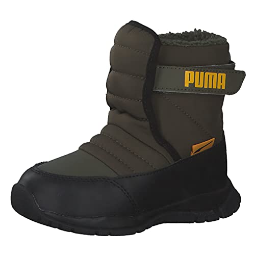 PUMA Unisex Baby Nieve Boot WTR AC Inf Sneaker, Grape Leaf-Saffron, 22 EU von PUMA
