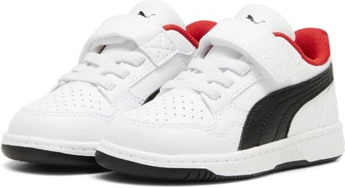 PUMA Unisex Baby REB-L AC+ INF Sneaker, White Black-for All TIME RED, 24 EU von PUMA