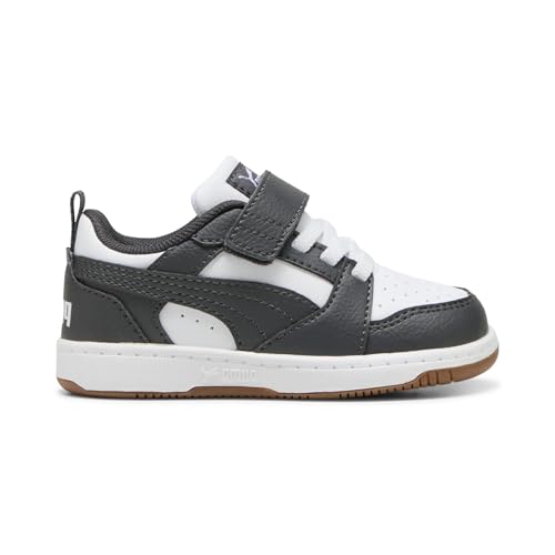 PUMA Unisex Baby Rebound V6 LO AC+ INF Sneaker, White-Dusky Gray-Gum, 26 EU von PUMA