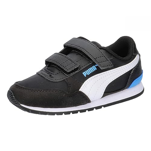 PUMA Unisex Baby ST Runner V3 NL V INF Sneaker, Black White-Regal Blue, 20 EU von PUMA