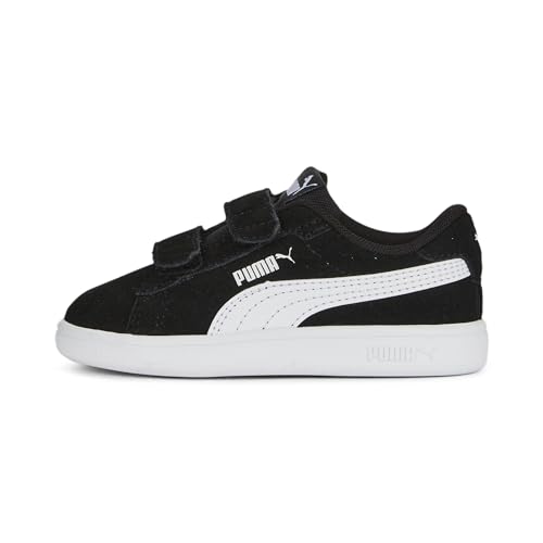 PUMA Unisex Kids' Fashion Shoes SMASH 3.0 SD V INF Trainers & Sneakers, PUMA BLACK-PUMA WHITE, 23 von PUMA