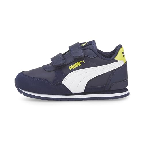 PUMA Unisex Baby St Runner V3 Nl V Inf Sneaker, Peacoat Lemon Sherbert, 22 EU von PUMA