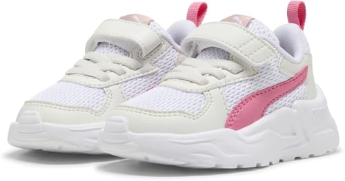 PUMA Unisex Baby Trinity LITE AC+ INF Sneaker, White-Magic Rose-Vapor Gray, 20 EU von PUMA