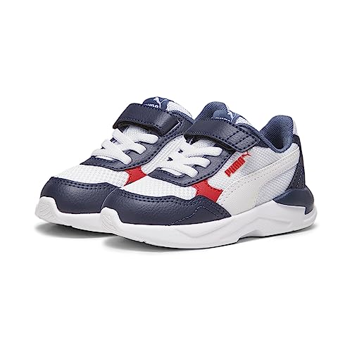 PUMA Unisex Baby X-RAY Speed LITE AC INF Sneaker, Navy White-for All TIME RED-Inky Blue, 24 EU von PUMA