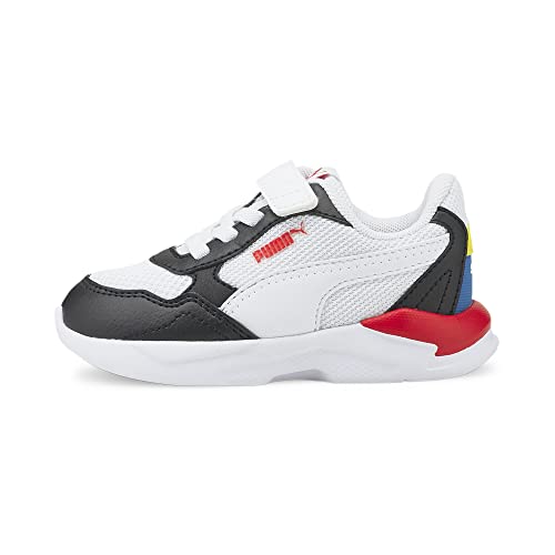 PUMA Unisex Baby X-Ray Speed Lite AC Inf Sneaker, Black White-Vallarta Blue-High Risk Red, 23 EU von PUMA