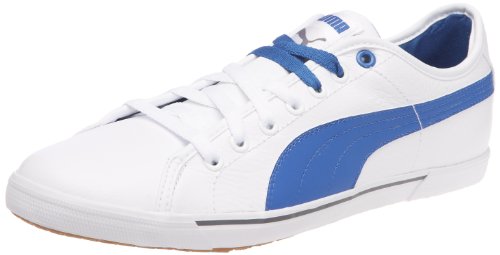 PUMA Unisex Benecio Leather Niedrige Hausschuhe, Weiß, 39 EU von PUMA