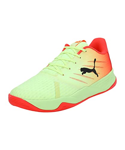 PUMA Unisex Beschleunigen Sie Pro II Hallenturnschuh, Fast Yellow Red Blast Black, 42.5 EU von PUMA