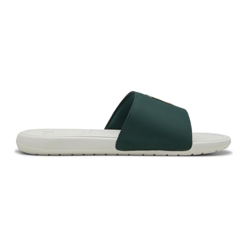 PUMA Unisex COOL CAT 2.0 GREENSIDE Schiebe-Sandalen, Dark Myrtle-WARM White, 35.5 EU von PUMA