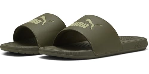 PUMA Unisex COOL CAT 2.0 Schiebe-Sandalen, Loden Green-Calming Green, 47 EU von PUMA