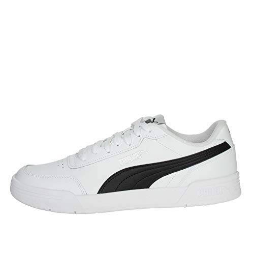 PUMA Unisex Caracal Fußballschuhe, White Black, 42 EU PUMA Unisex Caracal Fußballschuhe, White Black, 42 EU von PUMA