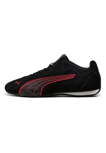PUMA Unisex Catch Suede Sneaker, Black x Red, 40.5 EU von PUMA