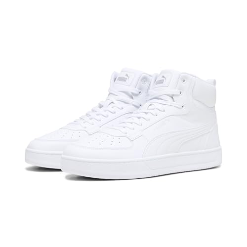 PUMA Unisex Caven 2.0 Mid Sneaker, White Silver, 40.5 EU von PUMA