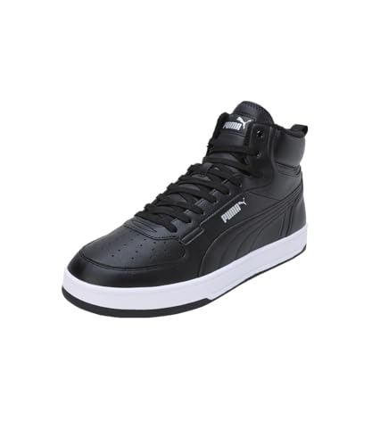 PUMA Unisex Caven 2.0 Mid WTR Sneaker, Schwarz Silber Weiß, 42.5 EU von PUMA