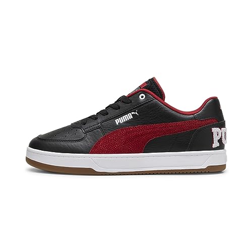 PUMA Unisex Caven 2.0 Retro Sneaker, Black-Club Red White, 40 EU von PUMA