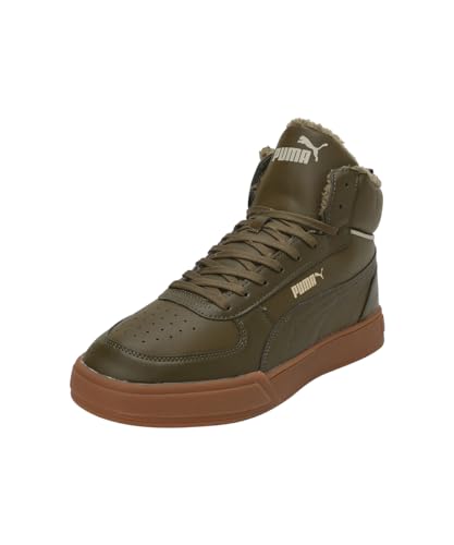 PUMA Unisex Caven Mid WTR Sneaker, Deep Olive-Deep Olive Team Gold-Pebble Gray, 39 EU von PUMA