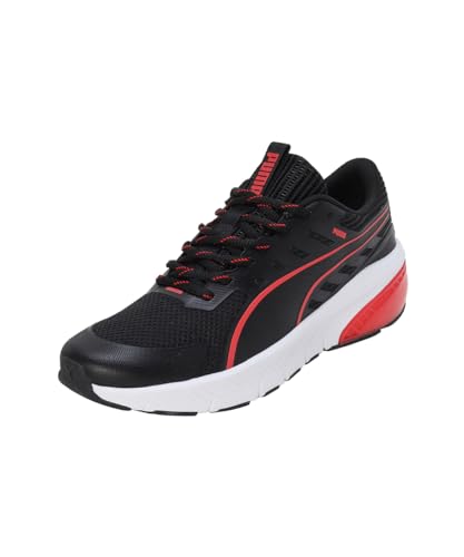 PUMA Unisex Cell Glare Road Running Shoe, Black-for All Time Red, 45 EU von PUMA