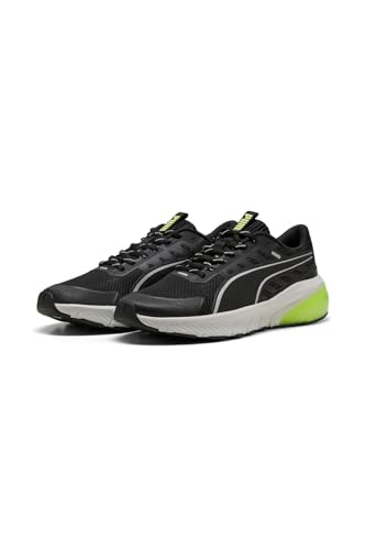 PUMA Unisex Cell Glare Straßen-Laufschuh, Black-Yellow ALERT, 37.5 EU von PUMA