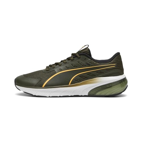 PUMA Unisex Cell Glare Straßen-Laufschuh, Dark Olive-Sun Stream Black, 48 EU von PUMA