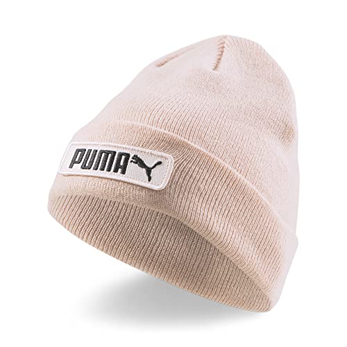 PUMA Unisex Classic Cuff Beanie Baskenmütze, Pink, One Size von PUMA