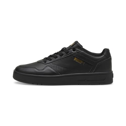 PUMA Unisex Court Classic Sneaker, Schwarz Gold, 44.5 EU von PUMA