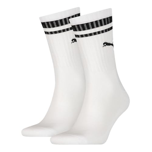 Puma Unisex Crew Socken, Weiß, 35/38 (2er Pack) von PUMA