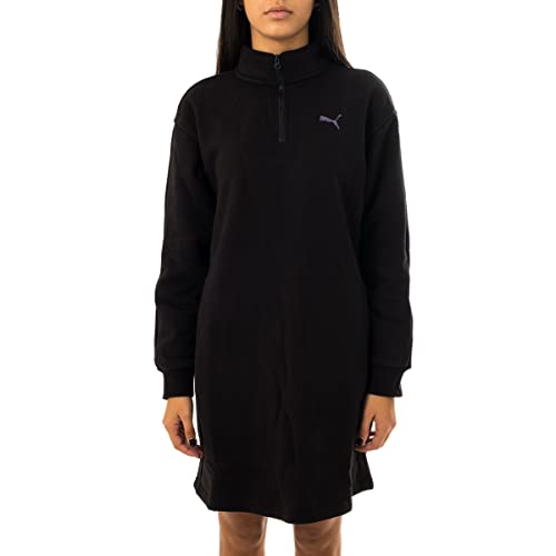 PUMA Unisex Cyber Sweat Dress Kleid, schwarz, S von PUMA