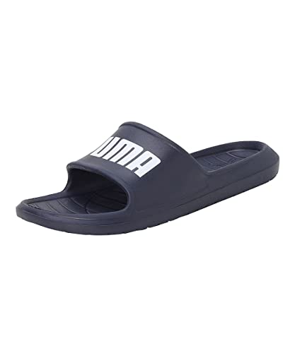 PUMA Unisex Divecat V2 Lite Slide Sandal, Peacoat White, 40.5 EU von PUMA