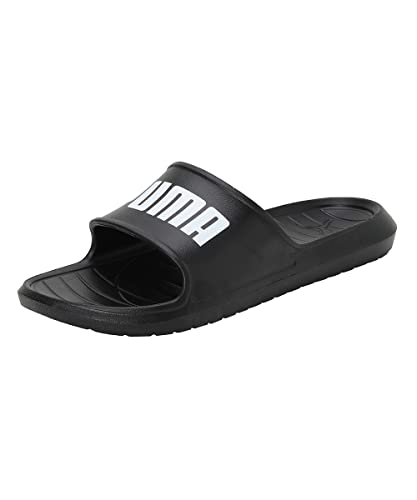 PUMA Unisex Divecat V2 Lite Flip-Flops, Puma Black Puma White, 39 EU von PUMA