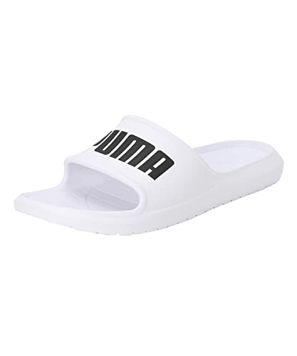 PUMA Unisex Divecat V2 Lite Slide Sandal, White Black, 48.5 EU von PUMA