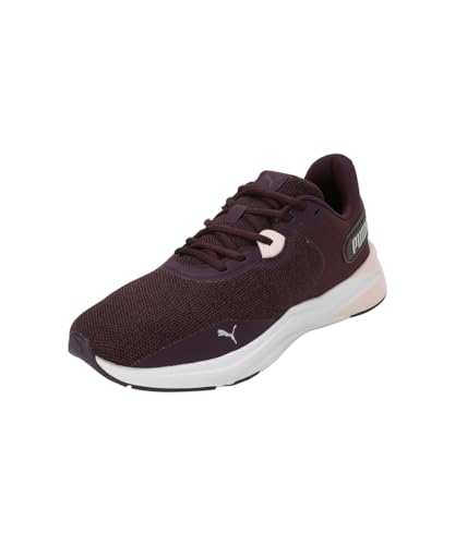 PUMA Unisex Disperse XT 3 Knit Cross Trainer, Midnight Plum-Rosebay White, 41 EU von PUMA