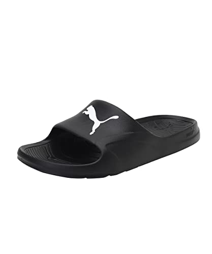 PUMA Unisex Divecat Slide-Sandalen, Black White, 42 EU von PUMA