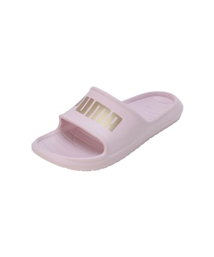 PUMA Unisex Divecat v2 Lite Slide Sandal, Chalk Pink Team Gold, 39 EU von PUMA