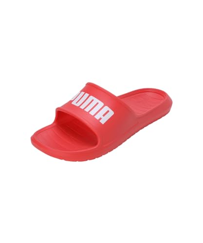 PUMA Unisex Divecat v2 Lite Slide Sandal, Active Red White, 35.5 EU von PUMA